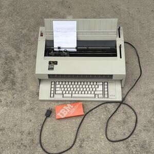 Vintage IBM Wheelwriter 3 Electronic Typewriter Tested And Works Out Of Ink